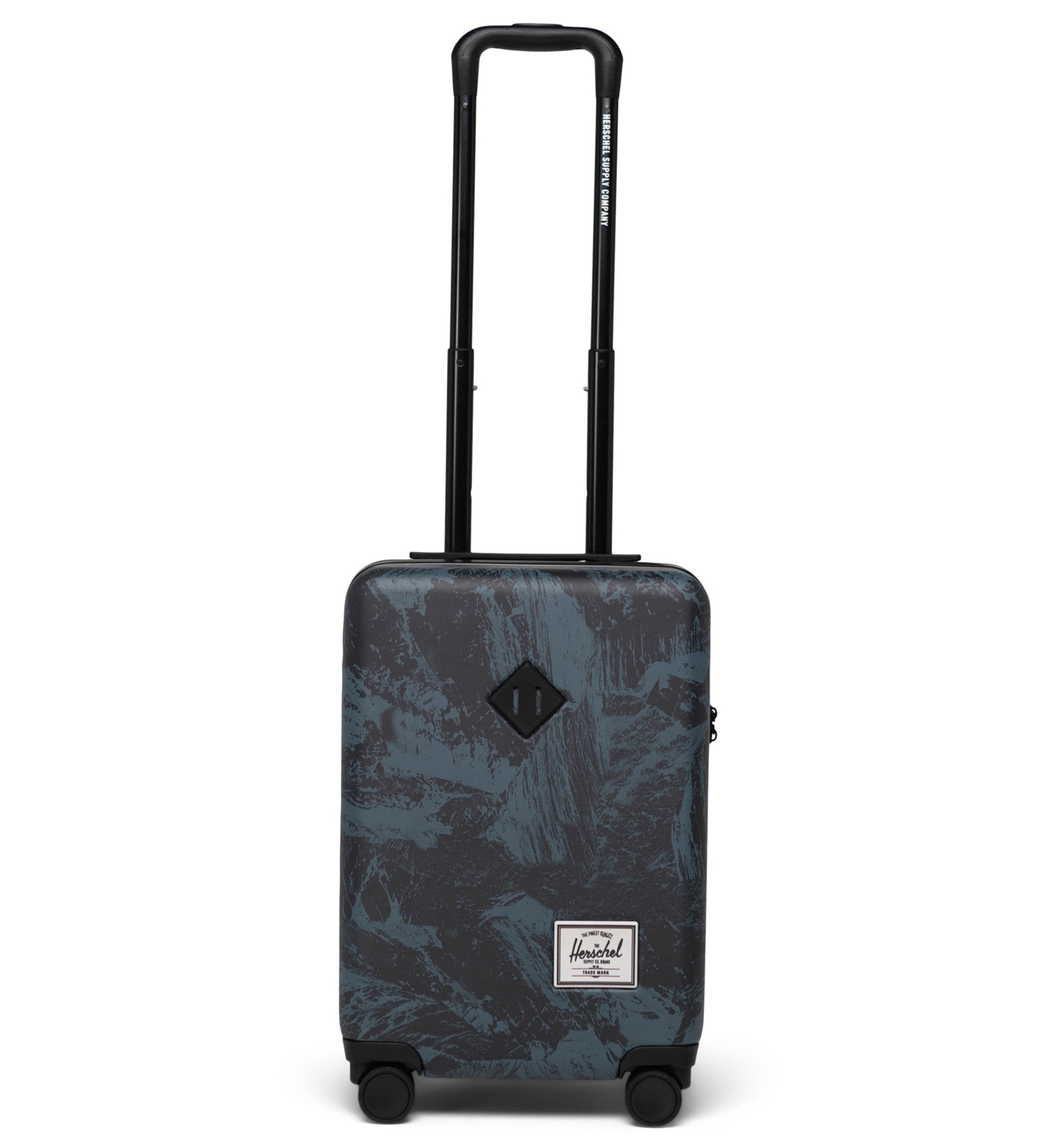 Herschel Heritage Hardshell Carry On Luggage Steel Blue Shale Rock Luggage