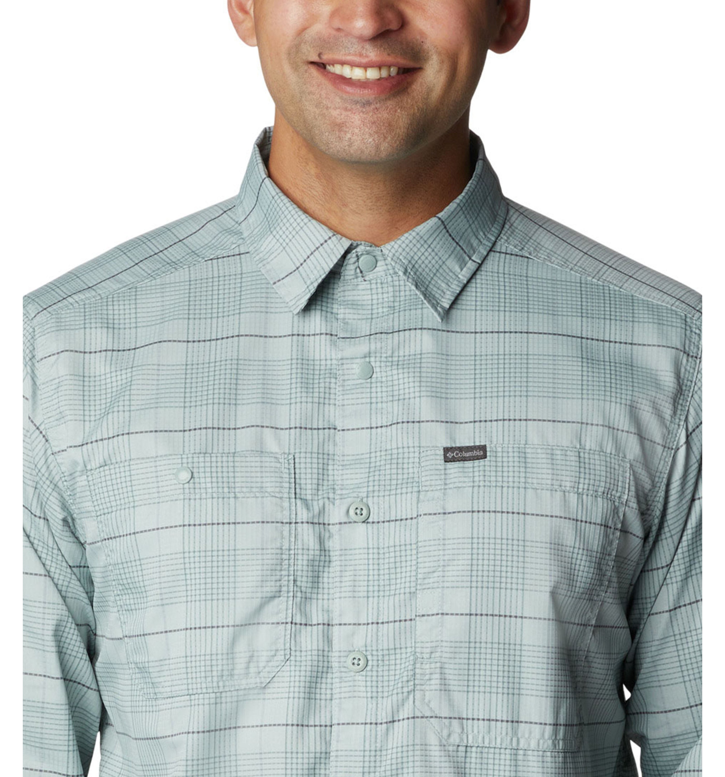 Columbia Men's Silver Ridge Utility Lite Plaid Woven Long Sleeves