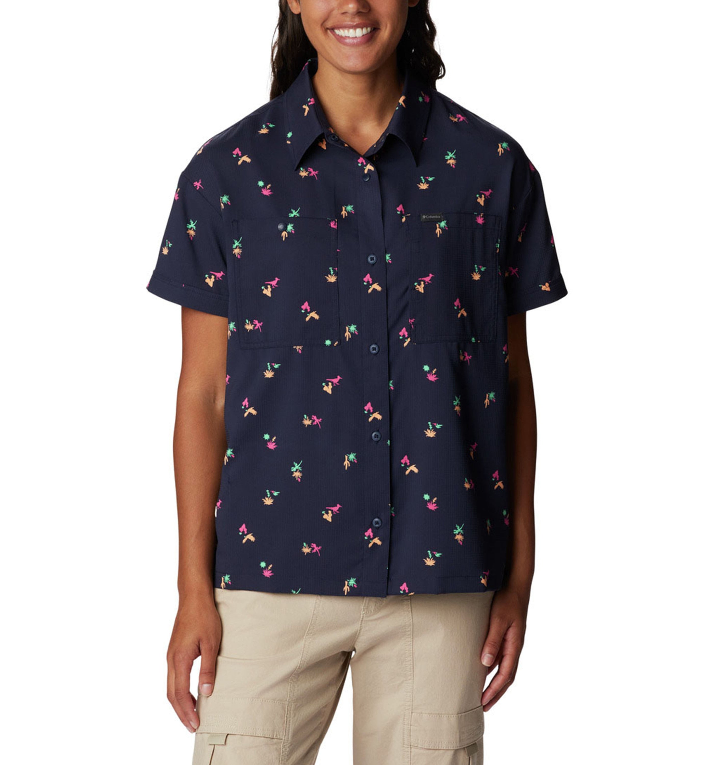 Columbia Women's Silver Ridge Utility Woven Short Sleeve Shirt