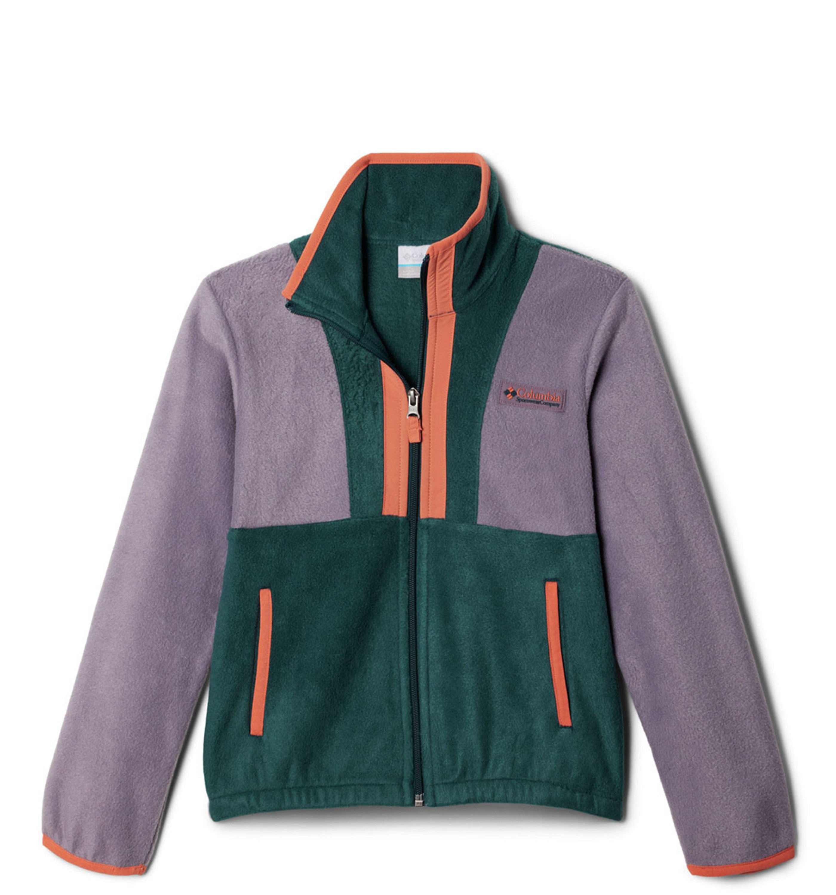 Unisex-Kids Back Bowl Full Zip Fleece