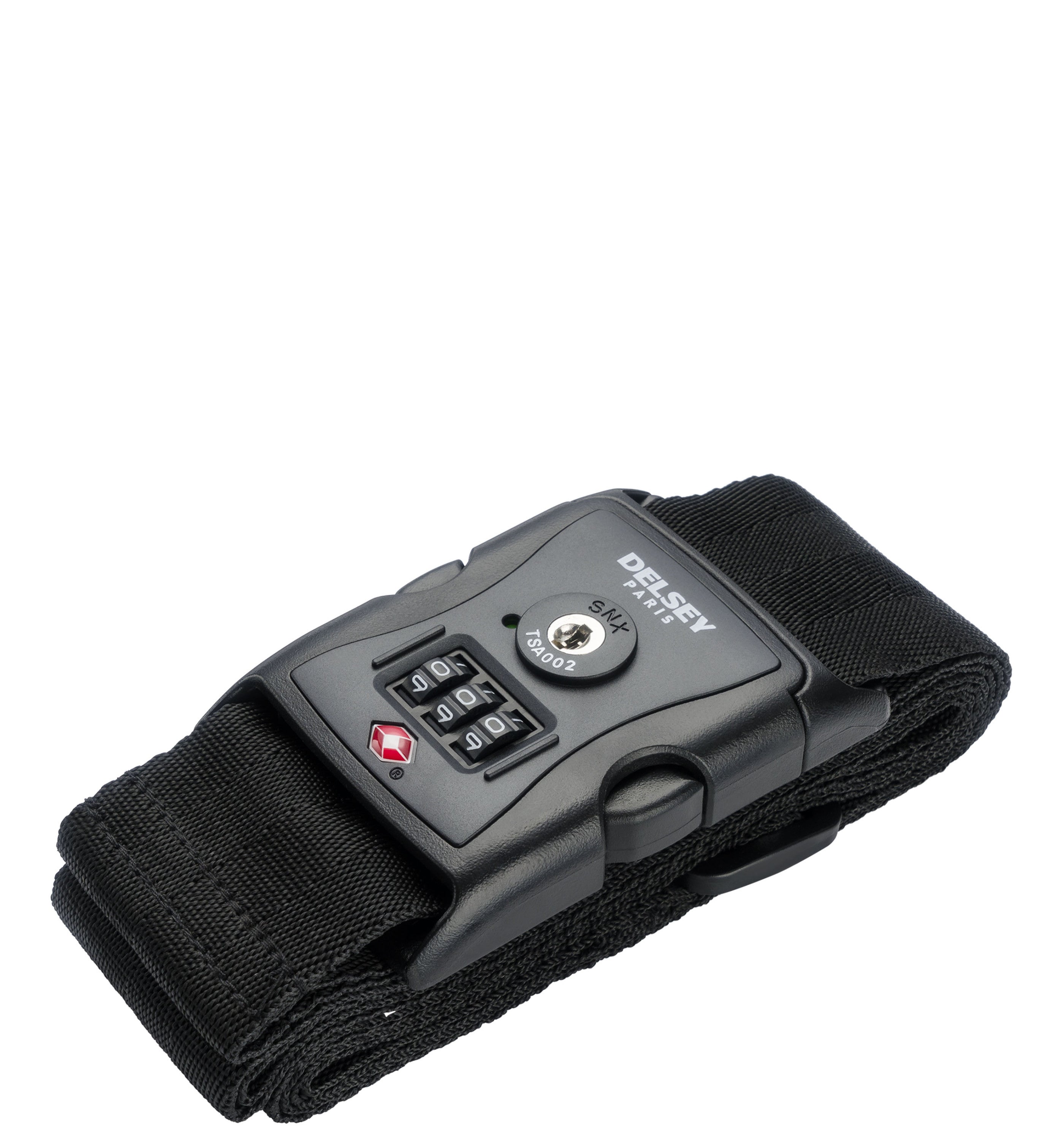 Delsey Paris Luggage Strap with Combination Lock Black – The